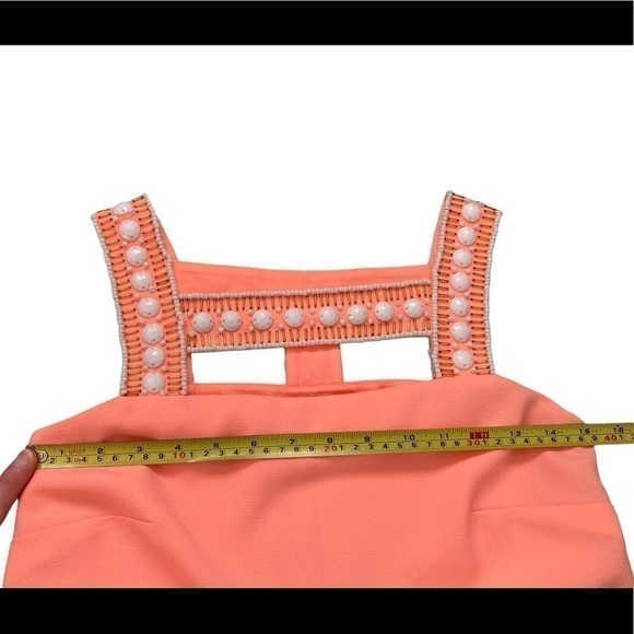 lilly Pulitzer Mason beaded cut out neckline shift dress - Picture 8 of 8